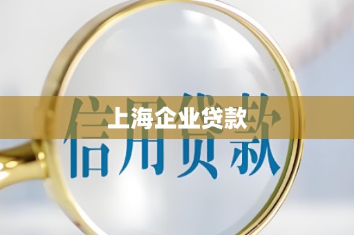 上海企业贷款 上海企业贷款