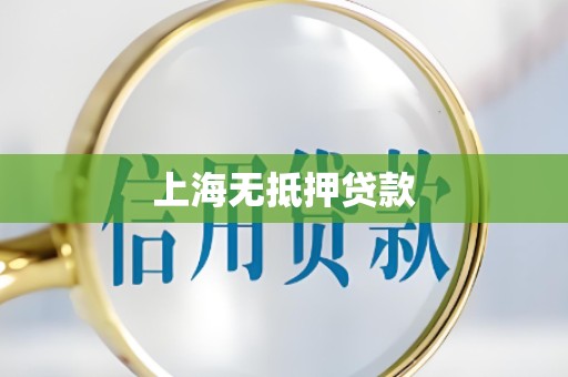 上海无抵押贷款 上海无抵押贷款